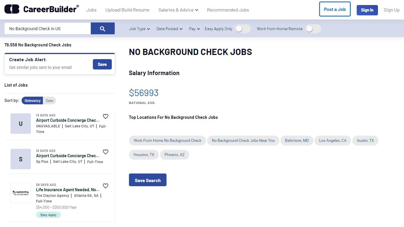 No Background Check Jobs - Apply Now | CareerBuilder